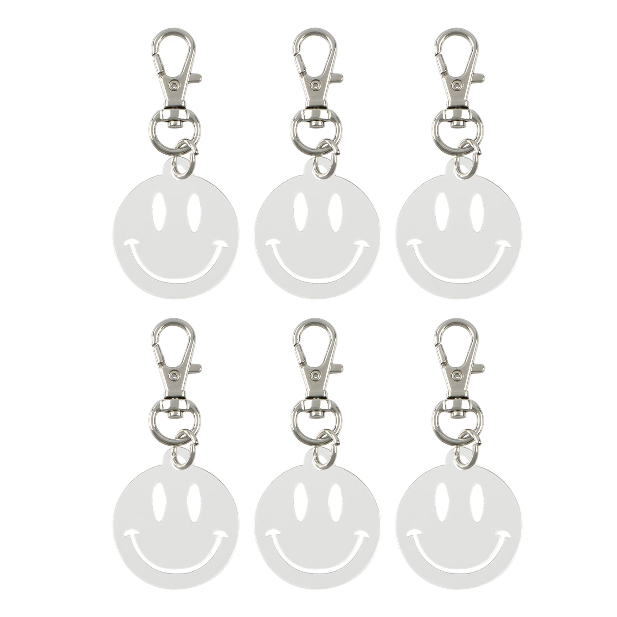 Smiley Face Acrylic Keychains, 6ct. by Make Market®